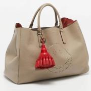 Pre-owned Leather handbags Anya Hindmarch Pre-owned , Beige , Dames