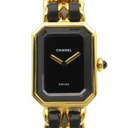 Pre-owned Metal watches Chanel Vintage , Black , Dames