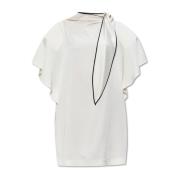 Jurk met zakken Stella McCartney , White , Dames