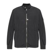 Jas Micro Twill Stone Island , Black , Heren