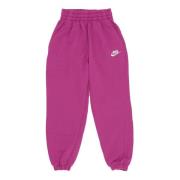 Fuchsia Losse Fleece Top en Broek Nike , Pink , Dames