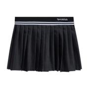 Geplooide rok Sporty & Rich , Black , Dames