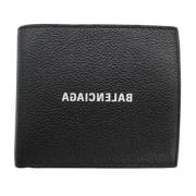 Pre-owned Leather wallets Balenciaga Vintage , Black , Heren