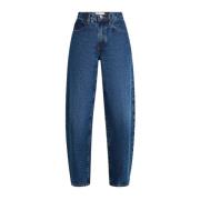 Moderne Barrel Been Jeans Frame , Blue , Dames