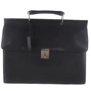 Pre-owned Leather handbags Gucci Vintage , Black , Dames