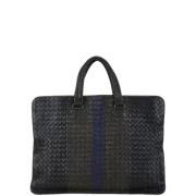 Pre-owned Leather totes Bottega Veneta Vintage , Black , Dames