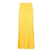 Gele Wol Eula Rok Gabriela Hearst , Yellow , Dames