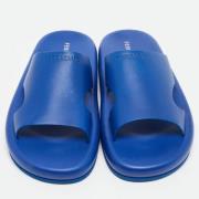 Pre-owned Leather sandals Salvatore Ferragamo Pre-owned , Blue , Heren