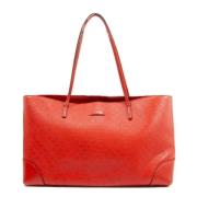 Pre-owned Canvas totes Gucci Vintage , Red , Dames