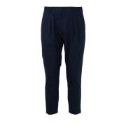 Slim Fit Chino Broek met Pince Detail Liu Jo , Blue , Heren