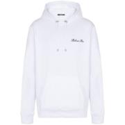 Geborduurde Logo Hoodie in Wit Balmain , White , Heren