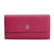 Rode compacte portemonnee met verwijderbare etui Tommy Hilfiger , Red ...