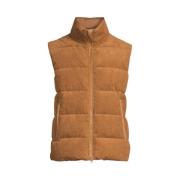 Mouwloze blouson euryops kameel Save The Duck , Brown , Heren