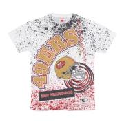 NFL Team Burst Tee Wit Mitchell & Ness , Multicolor , Heren