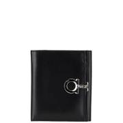 Pre-owned Leather wallets Salvatore Ferragamo Pre-owned , Black , Dame...