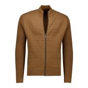 Bruine Vest Bugatti , Brown , Heren