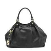 Pre-owned Leather gucci-bags Gucci Vintage , Black , Dames