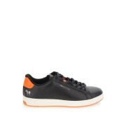 Albany Leren Sneakers Zwart PS By Paul Smith , Black , Heren