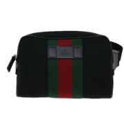 Pre-owned Canvas gucci-bags Gucci Vintage , Black , Dames