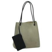 Pre-owned Suede gucci-bags Gucci Vintage , Beige , Dames