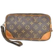 Pre-owned Canvas louis-vuitton-bags Louis Vuitton Vintage , Brown , Da...