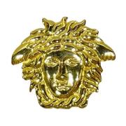 Pre-owned Fabric brooches Versace Pre-owned , Yellow , Dames