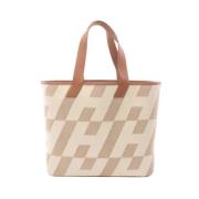 Pre-owned Canvas totes Hermès Vintage , Brown , Dames