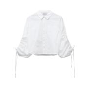 Witte Tuniek Blouse Blanche , White , Dames