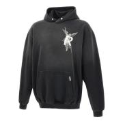 Zwarte Archangel Sweatshirt met Delavè Effect Represent , Black , Here...