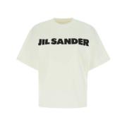 Korte Mouw T-shirt Jil Sander , Beige , Dames