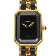 Pre-owned Metal watches Chanel Vintage , Black , Dames