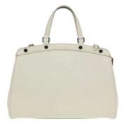 Pre-owned Leather louis-vuitton-bags Louis Vuitton Vintage , White , D...