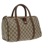 Pre-owned Leather gucci-bags Gucci Vintage , Beige , Dames