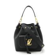 Pre-owned Leather louis-vuitton-bags Louis Vuitton Vintage , Black , D...