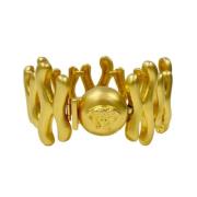 Pre-owned Metal bracelets Versace Pre-owned , Yellow , Dames