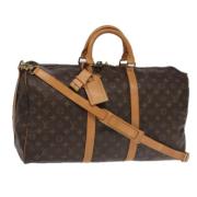 Pre-owned Canvas louis-vuitton-bags Louis Vuitton Vintage , Brown , Da...