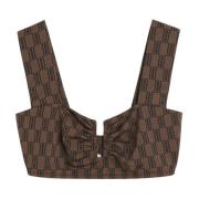 Donker Mahonie Bikini Top By Herenne Birger , Brown , Dames