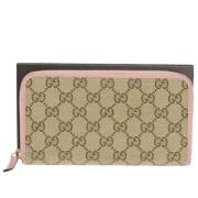 Pre-owned Canvas wallets Gucci Vintage , Brown , Dames