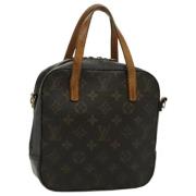 Pre-owned Canvas handbags Louis Vuitton Vintage , Brown , Dames