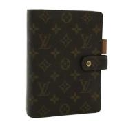 Pre-owned Canvas key-holders Louis Vuitton Vintage , Brown , Dames