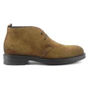 Bruin Leren Casual Schoenen Marco Ferretti , Brown , Heren