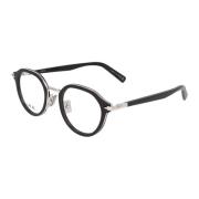 Elegante Zwarte Pantos Bril Dior , Black , Unisex