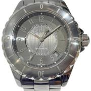 Pre-owned Glass watches Chanel Vintage , Gray , Heren