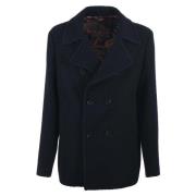 Stijlvolle MRW Pea Coat Jas Etro , Black , Heren