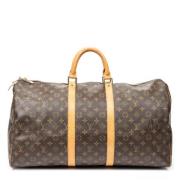 Pre-owned Canvas travel-bags Louis Vuitton Vintage , Brown , Dames