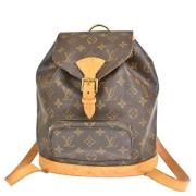 Pre-owned Canvas backpacks Louis Vuitton Vintage , Brown , Dames