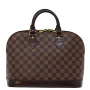 Pre-owned Canvas louis-vuitton-bags Louis Vuitton Vintage , Brown , Da...