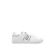 Sneakers met logo Emporio Armani EA7 , White , Heren