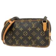 Pre-owned Canvas louis-vuitton-bags Louis Vuitton Vintage , Brown , Da...