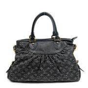 Pre-owned Canvas louis-vuitton-bags Louis Vuitton Vintage , Black , Da...